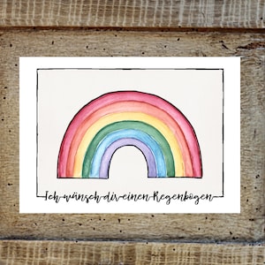 Postal - Te deseo un arcoiris - Laya