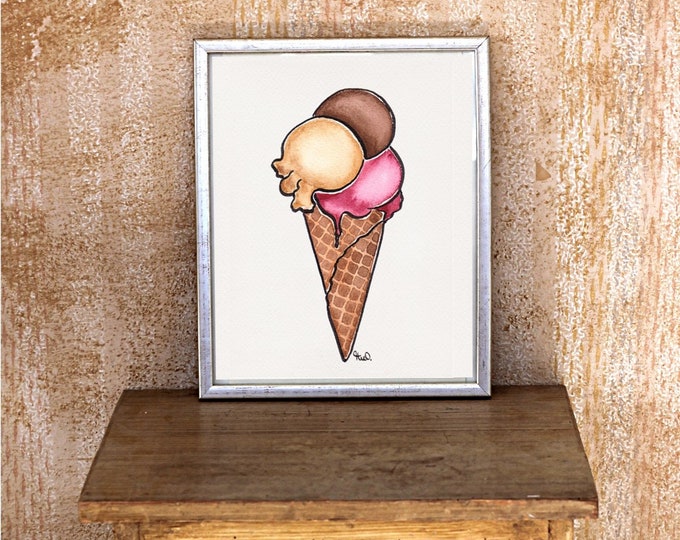 print ice cream