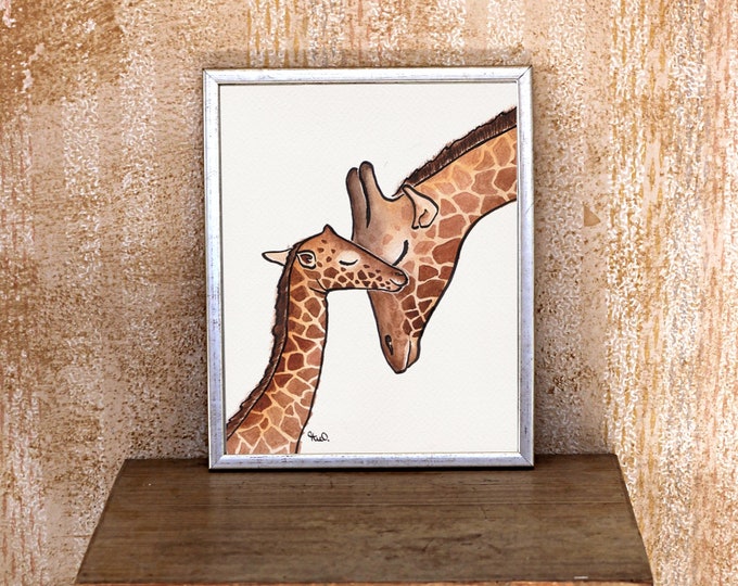 Print giraffes