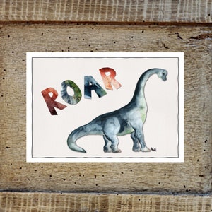 Postkarte - Brachiosaurus