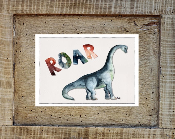 Postcard - Brachiosaurus