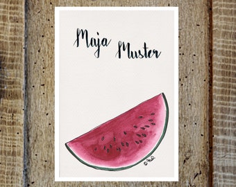 Maternity Passport Cover Watermelon