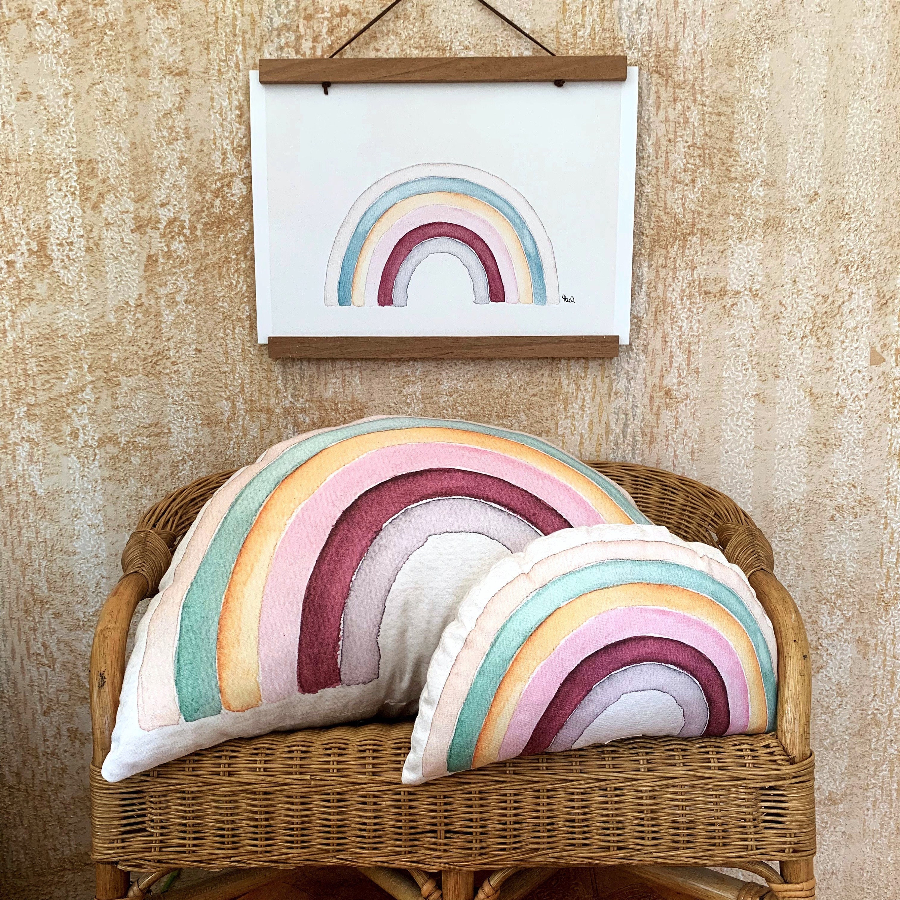 Rainbow Pillow Ida