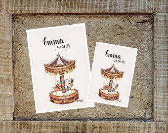 U booklet/travel/vaccination card cover carousel