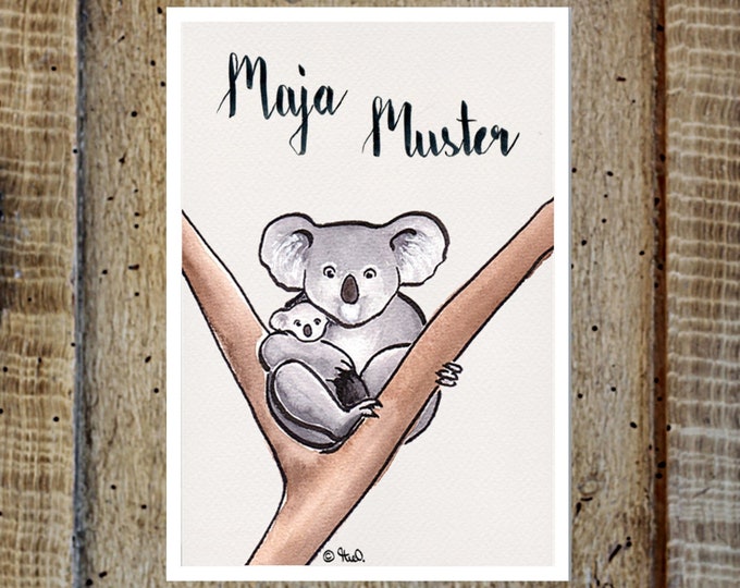 Maternity Passport Cover Koala