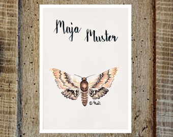 Maternity Passport Cover Moth