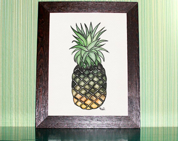 Print pineapple