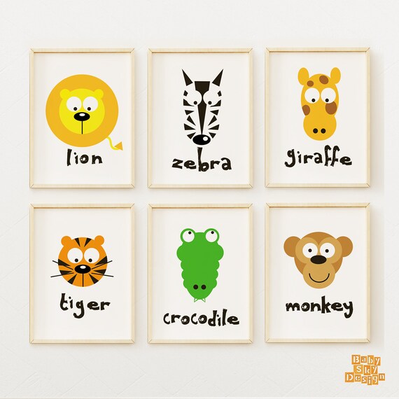 jungle nursery art