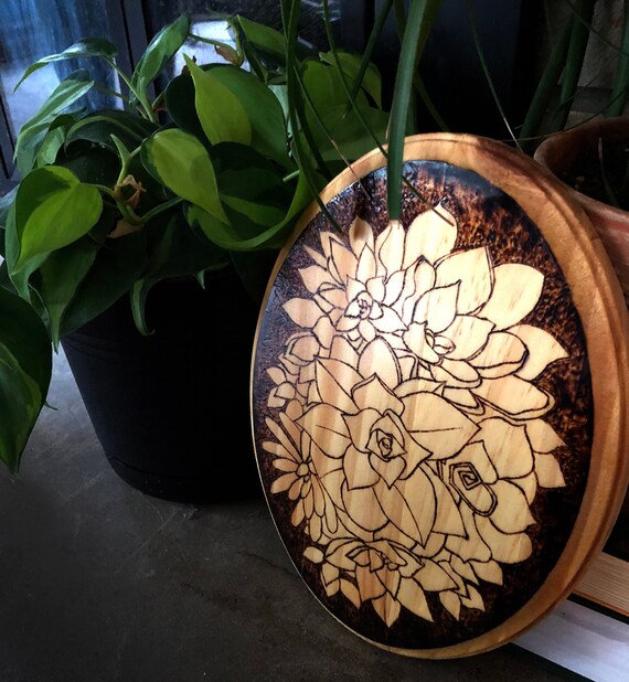 Easy Wood Burning Flower Designs