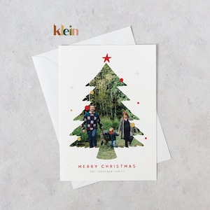 Cartão de feliz Natal, cartão de Natal personalizado, cartão de Natal com foto, cartão de Natal em família, cartão de felicitações de feriado
