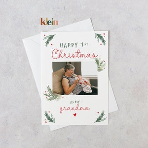 Frohes 1.Weihnachten als Oma, 1.Weihnachtskarte, Oma-Weihnachtskarte, Frohes 1.Weihnachten als Oma, Oma-Weihnachtskarte