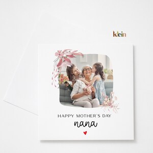 Happy Mothers Day Nana, Muttertagskarte für Oma, Großmutter Karte, Muttertag Sonntag