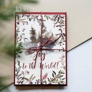 Handmade Christmas Cards Set of 6, Christian Christmas Cards Set, Christmas Cards Pack, Christmas Cards and Envelopes