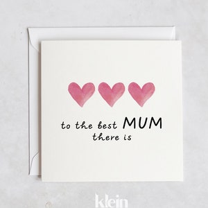 Tarjeta Feliz Día de las Madres, A la mejor mamá que hay, Tarjeta del Día de las Madres, Tarjeta para el Día de las Madres, Tarjeta Especial para el Día de las Madres, Día de las Madres