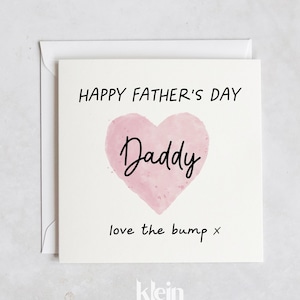 Buona festa del papà da Bump, Biglietto per papà da Bump, Futuro papà, Biglietto per la festa del papà da Bump