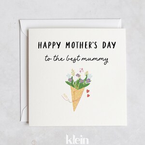 Tarjeta feliz del día de las madres, la mejor tarjeta del día de las madres de mamá, tarjeta del día de las madres de flores, tarjeta para la abuela, tarjeta especial para el día de las madres