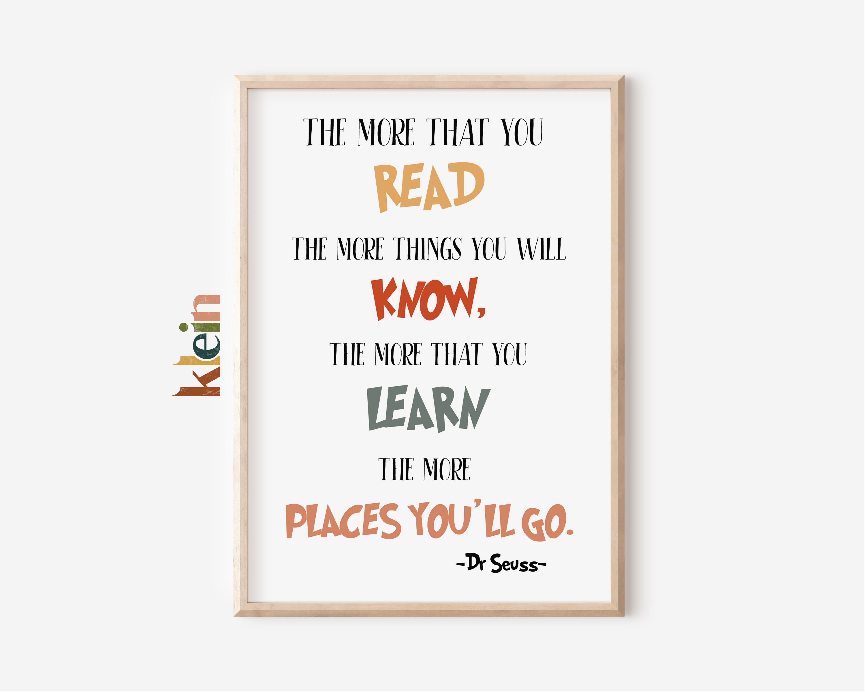 Book Lover Tumblers The More You Read, The More Things You Will Know | Dr. Seuss  Quotes Personalized Tumbler Cup, image size:3000x2400