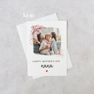 Tarjeta del Día de la Madre, Tarjeta del Feliz Día de la Madre, Para la Abuela, Tarjeta Personalizada para Nana