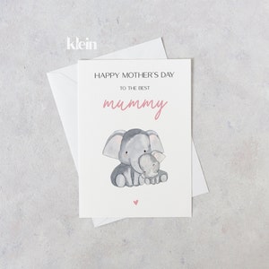 To the Best Mummy Card, Happy Mother es Day to the Best Mummy, Muttersonntag, Für Mama