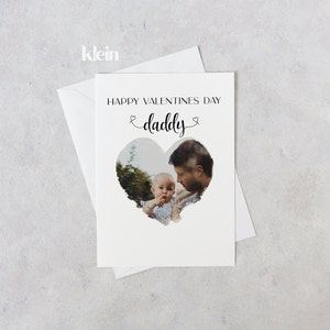 Valentijnskaart voor papa, baby's eerste Valentijnsdagkaart voor papa, Happy Valentines Day Daddy, gepersonaliseerde Valentijnsdagkaart
