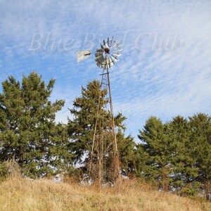 Farm Windmill - Instant Art Print