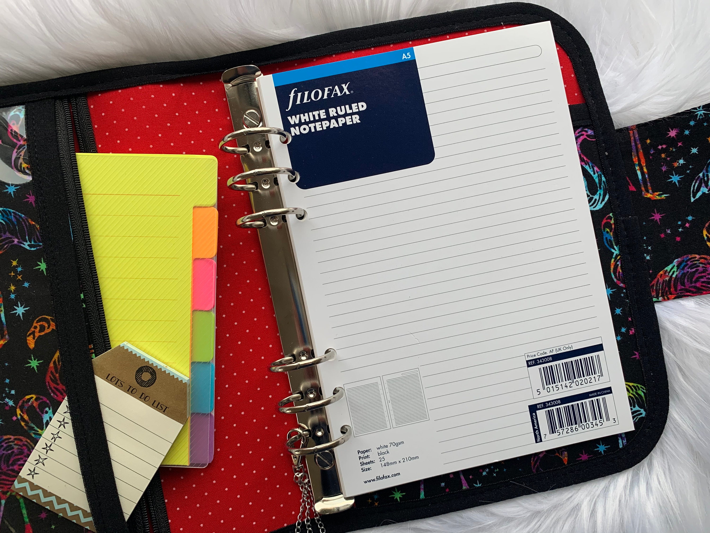 6 rings fits Filofax A5 cork reusable ring binder 2021 Etsy