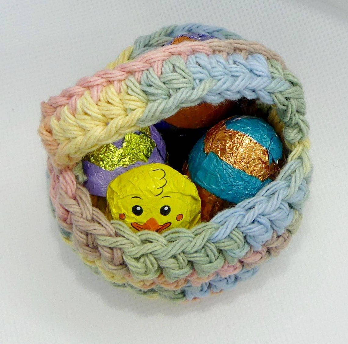 Crochet Mini Easter Baskets Etsy