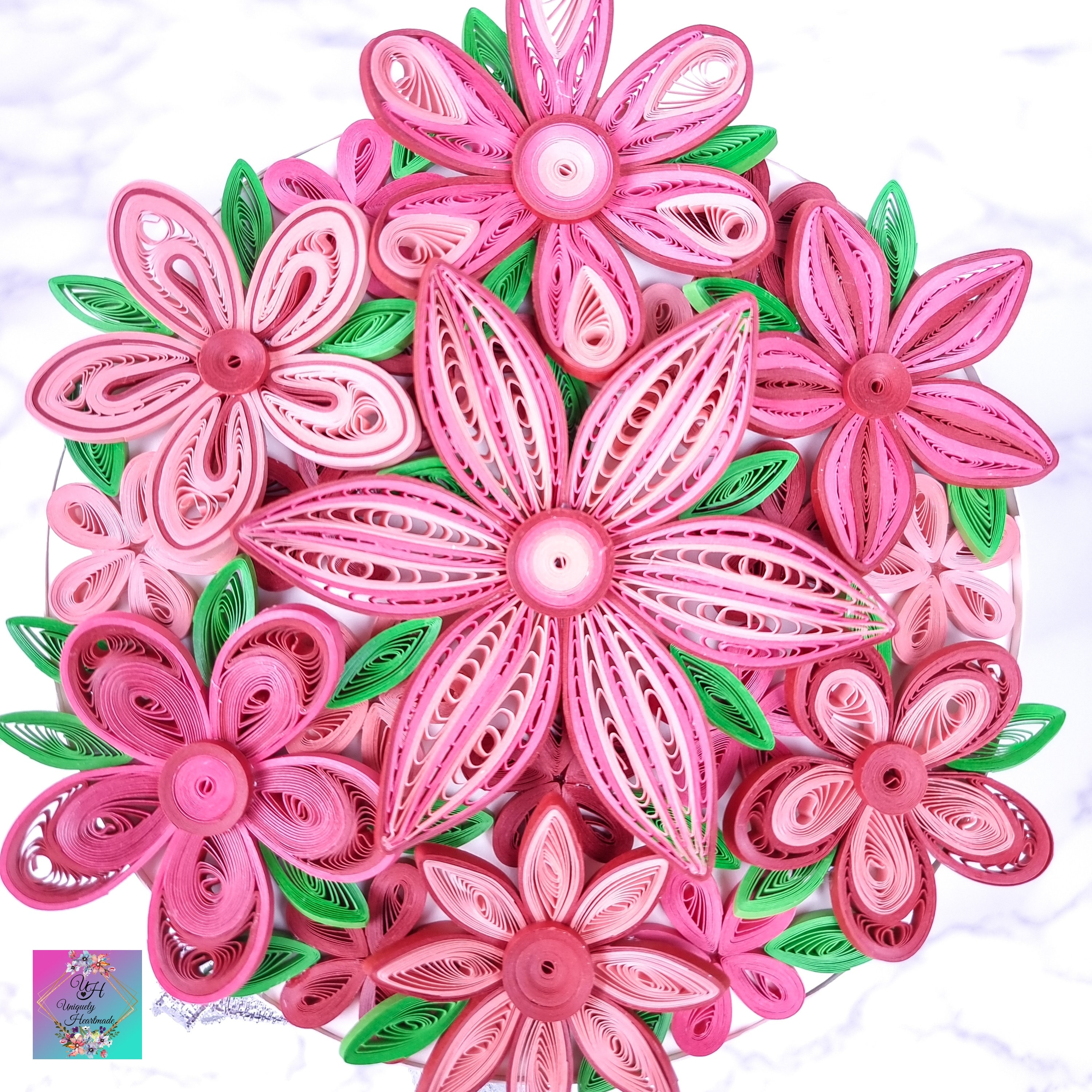 Handmade Quilling Flower Box 1st Anniversary Gift for Her Etsy