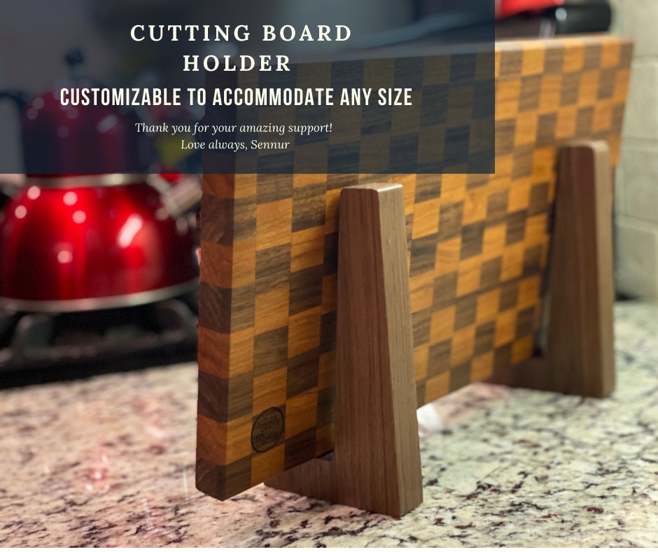 Cutting Board Stand Display Stand for Cutting Boards Etsy
