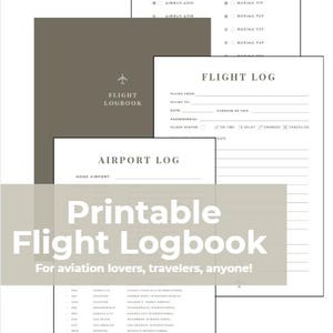 Flight logbook - Etsy 日本