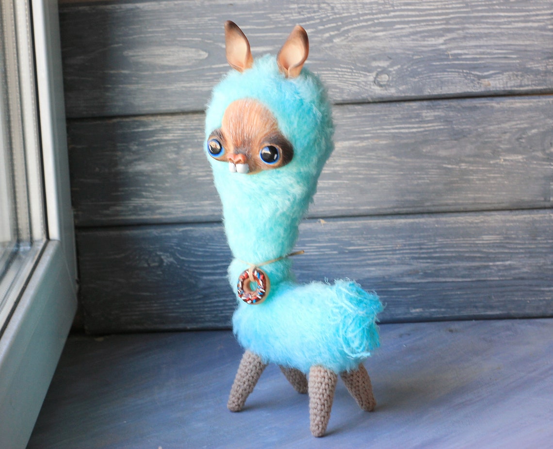 Plush llama cute stuffed animals plush white Alpaca llama | Etsy