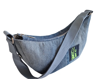 Jeans Tasche, Schultertasche für Frauen, Umhängetasche, Upcycling