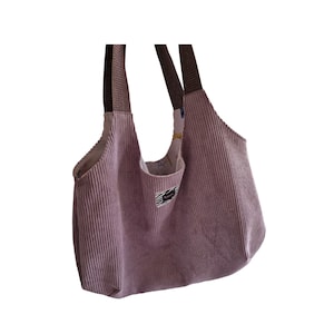 Große Einkaufstasche XXL, Cord Shopper, Beuteltasche aus Cord
