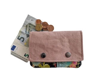 Small wallet, mini purse with coin compartment