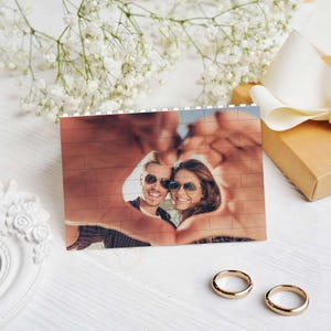 Photo Custom Building Block, Custom Brick Photo Puzzle, Personalized Photo Gift for Mom, Father&#39;s Day Gift, Memory Puzzle, Mother&#39;s Day Gift