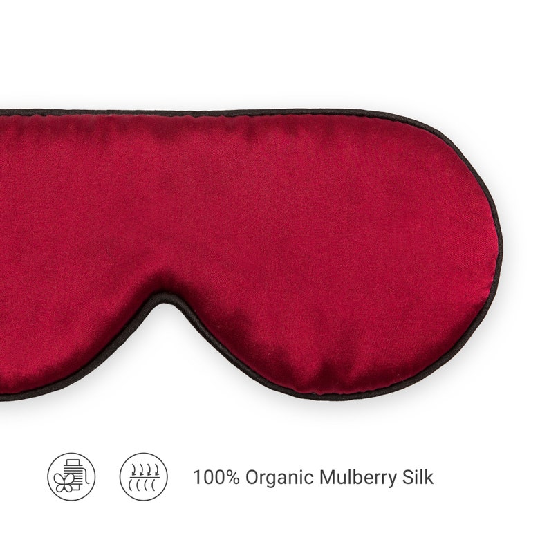Handmade 19MM Mulberry Silk Sleep Mask Nontoxic Dyes. Super Etsy