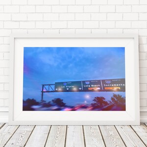 8x10 SUNSET FREEWAY PHOTOGRAPHY Los Angeles 10 Freeway Print (Digital Download)