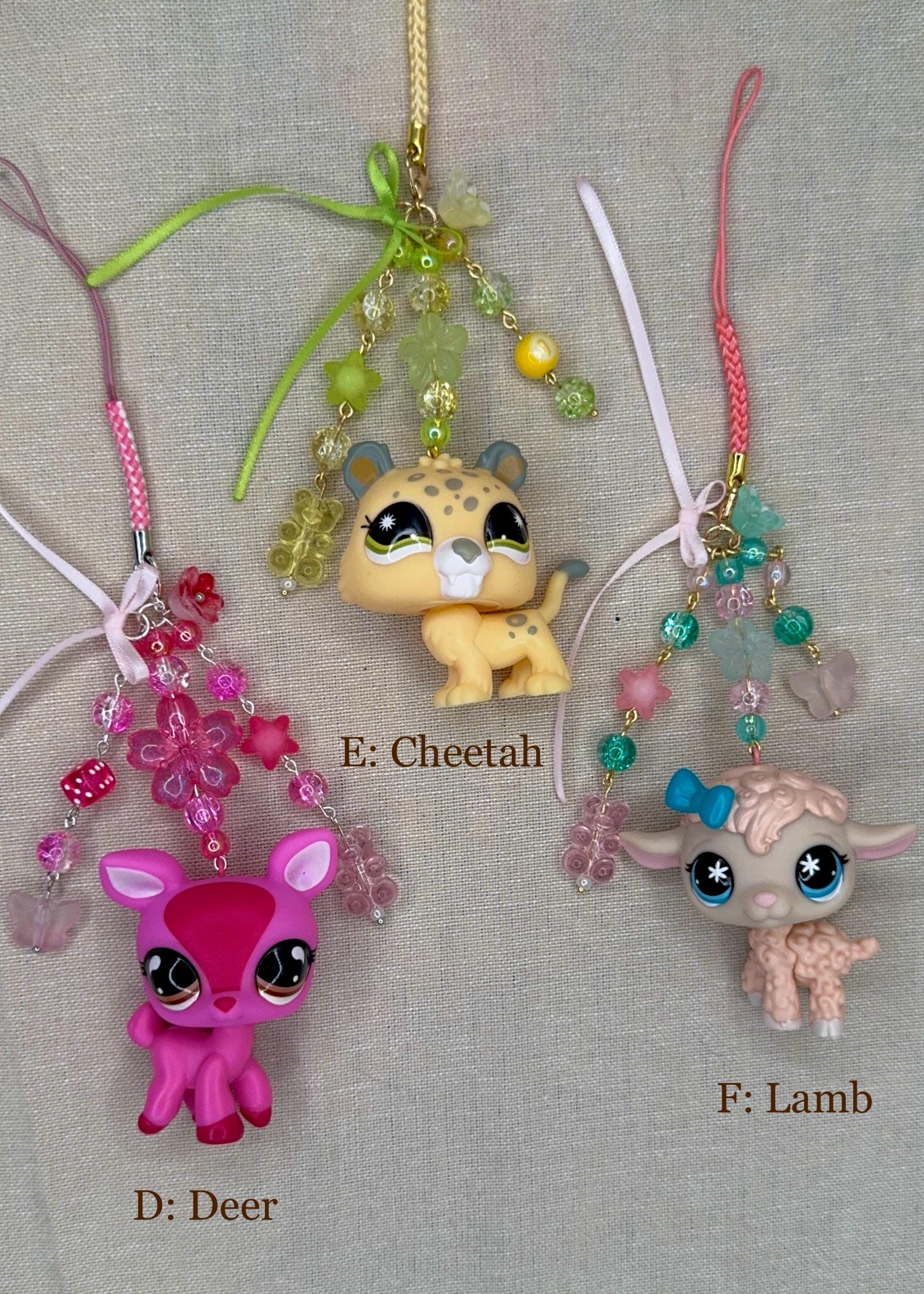 Custom LPS Keychain || Repurposed Littlest Pet Shop Bag Charm/phone ...