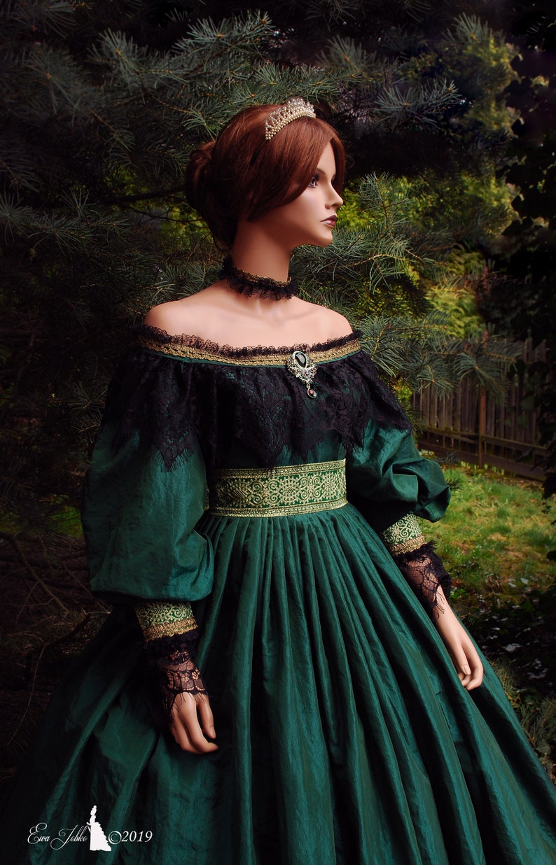Dress Queen Victoria Historical Victorian Etsy
