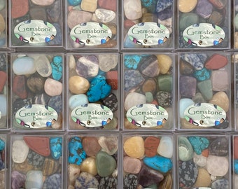 Gemstone collection box