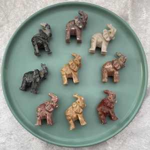 Soapstone Elephants