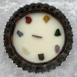 Mixed crystal candle