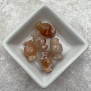 Blossom Agate Sweet Carvings