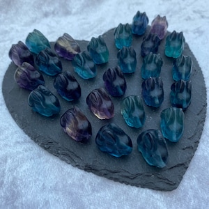 Rainbow Fluorite bunny rabbits