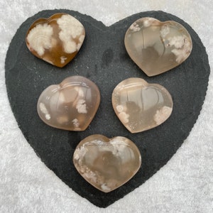 Blüten Achat Herzen