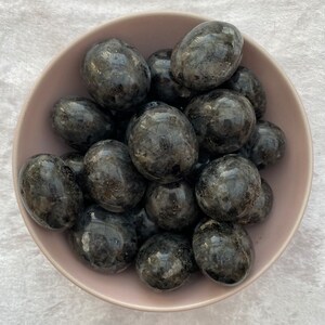 Large Larvikite tumblestones