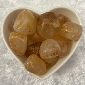 Goldene Heilquarz Trommelsteine