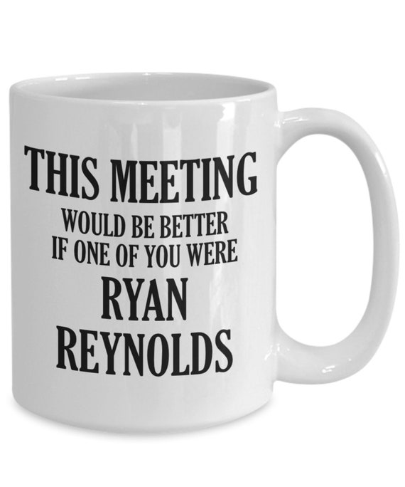 Ryan Reynolds Mug, Ryan Reynolds Gift