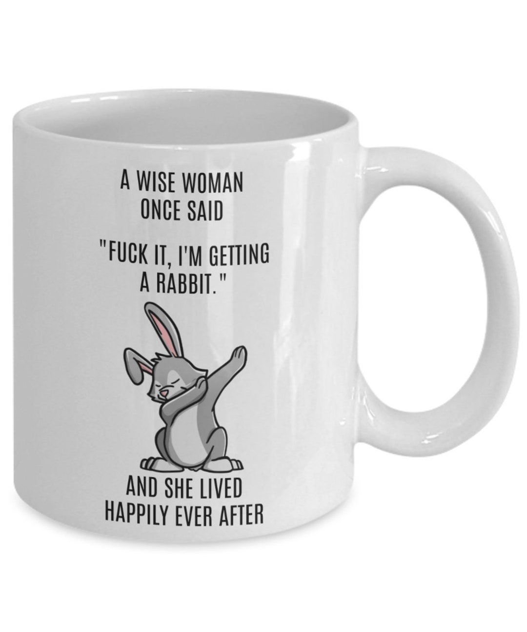 Rabbit Mug Gift - Etsy