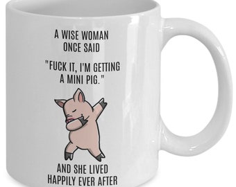 Mini Pig Mug, Miniature Pig Gift